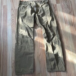 Levi's Khaki Jeans Mens 38 X 32 Brown Pants 505 Regular Fit Western Rodeo Barn
